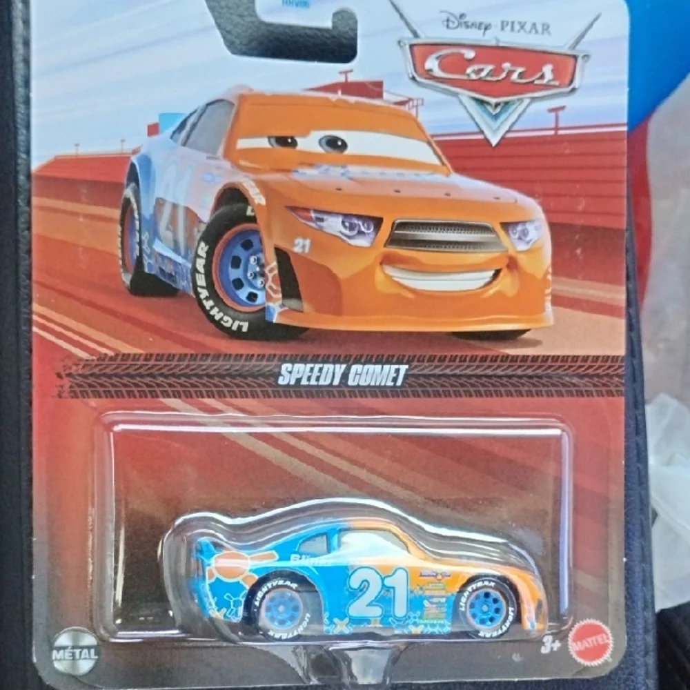Mattel Disney Pixar Cars Speedy Comet Blue and Orange Toy Car
